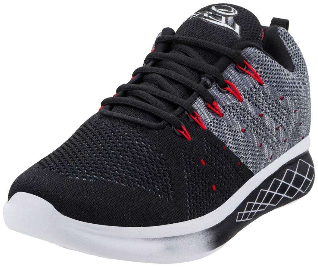 

Lancer Men ROCKER-2BLK-GRY Running Shoes ( Black )