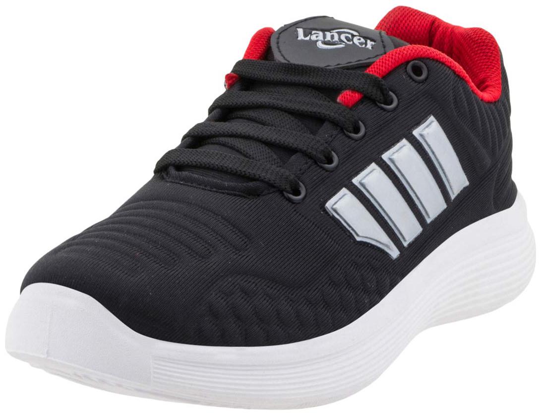 

Lancer Men AIR-1BLK-RED Running Shoes ( Black )