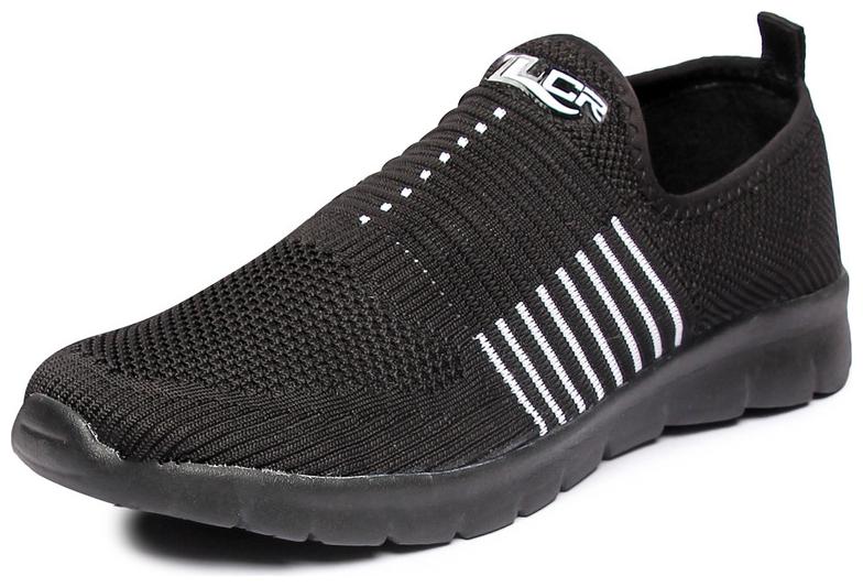 

Lancer Men HUMMER-601-FBLK Walking Shoes ( Black )