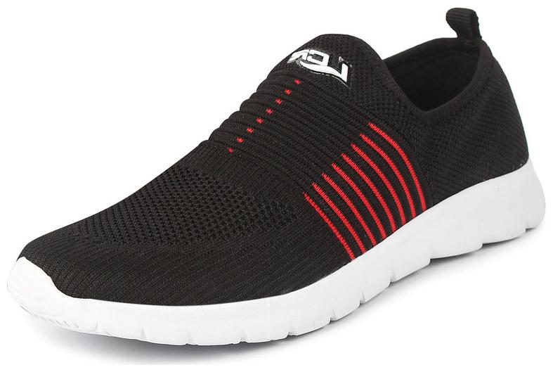 

Lancer Men HUMMER-601BLK-RED Walking Shoes ( Black )