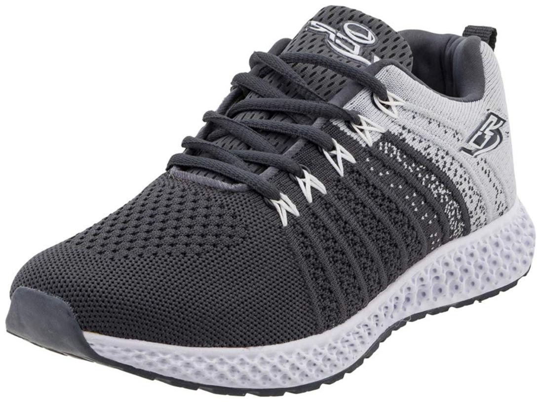 

Lancer Men Men s Lace Up Running Shoes Running Shoes ( Grey )