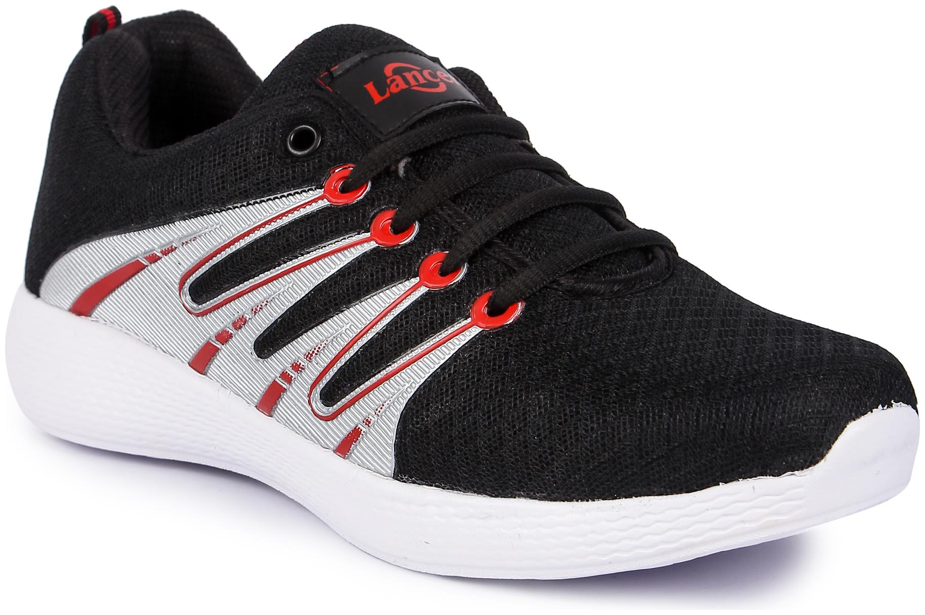 

Lancer Men ACTIVE-33BLK-RED Running Shoes ( Black )