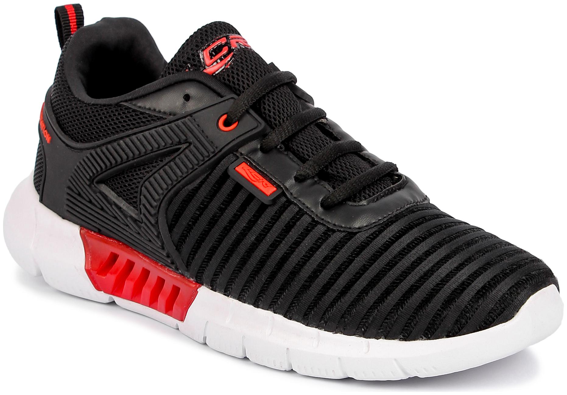 

Lancer Men NORTH-6BLK-RED Running Shoes ( Black )