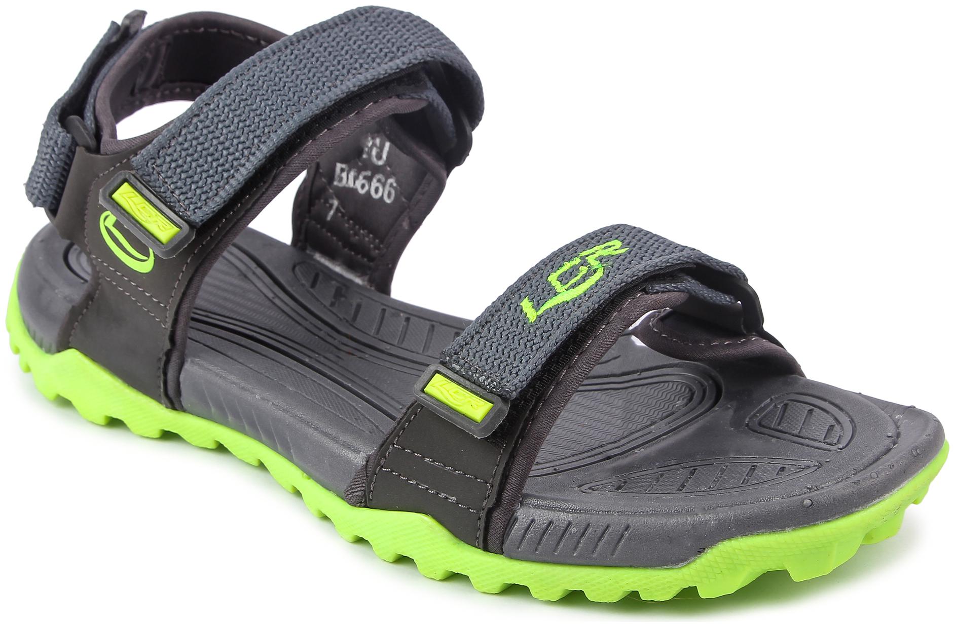 

Lancer Men Grey Sports Sandals