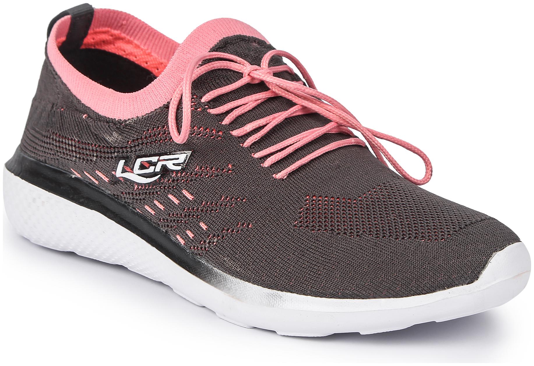 

Lancer Women ELSA-2DGR-PNK Running Shoes ( Grey )