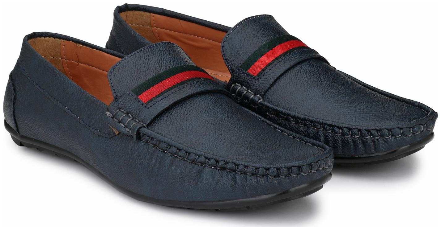 

Lawman Pg3 Men Navy Blue Loafers - LM-1766