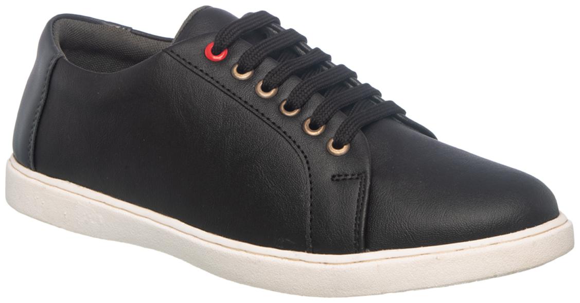 

Khadim s Lace-Up Men Black Classic Sneakers