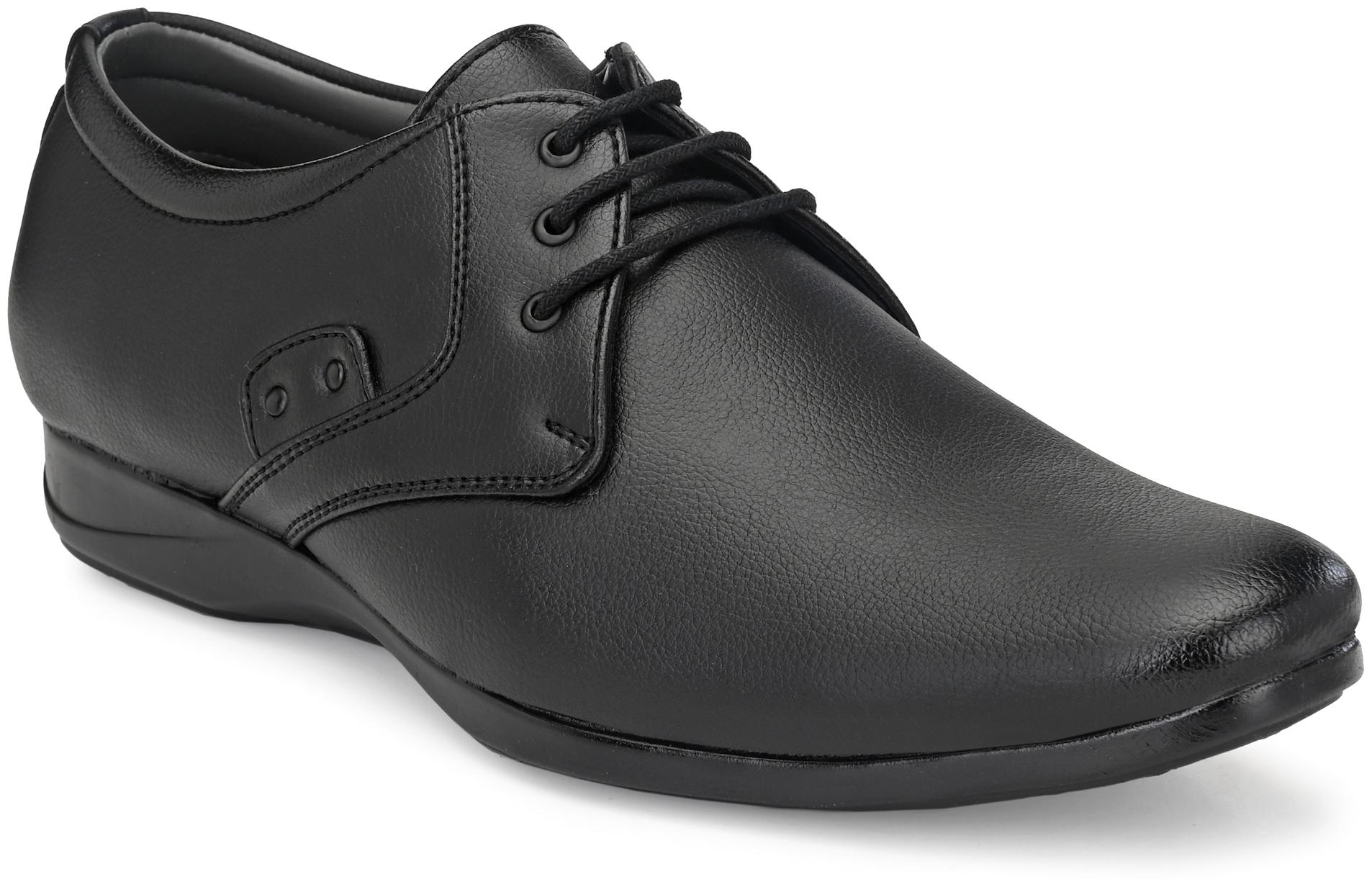 

Leoncino Men Black Derby Formal Shoes - V-31