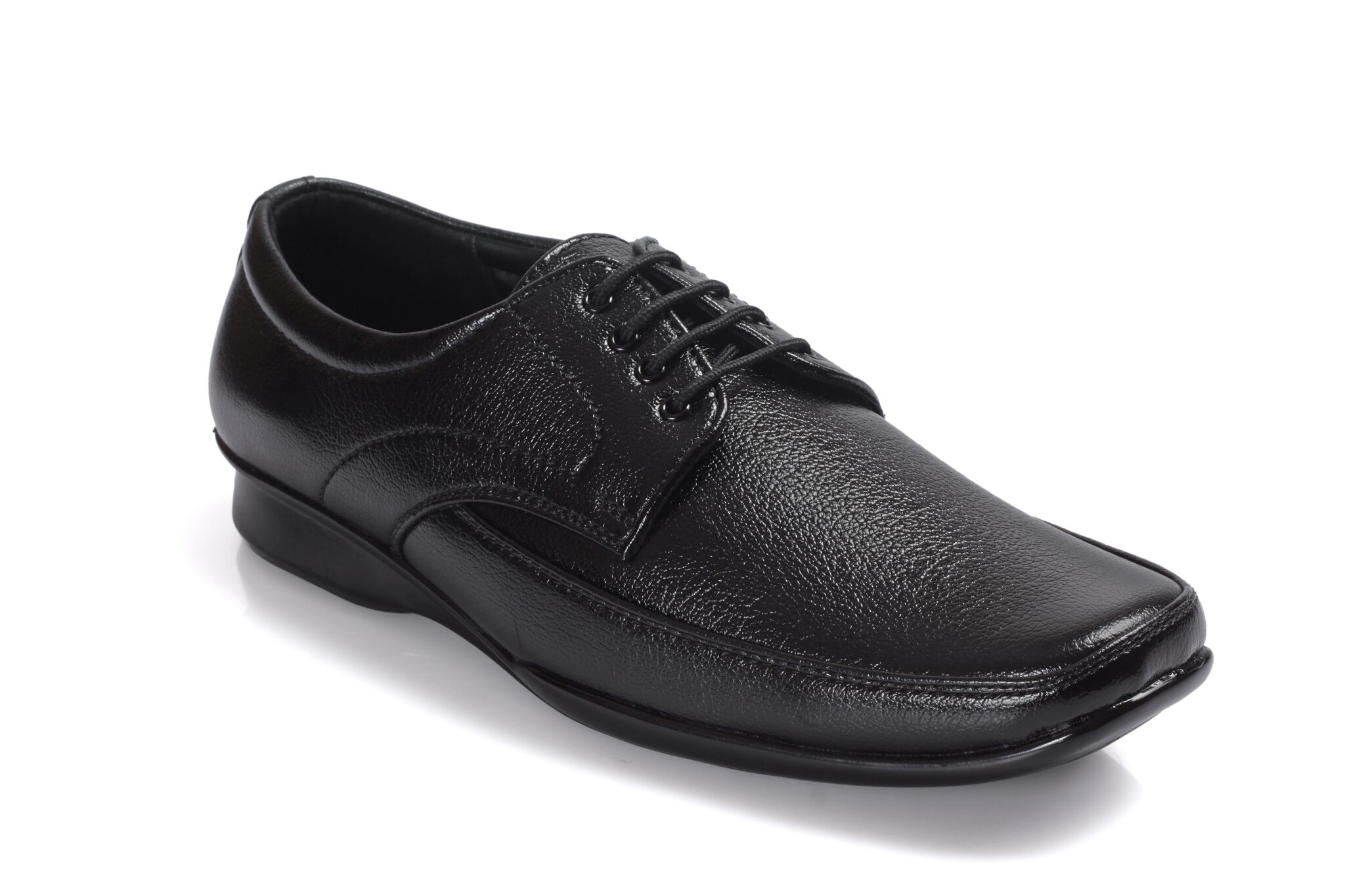 

Leoncino Men Black Derby Formal Shoes - 9249