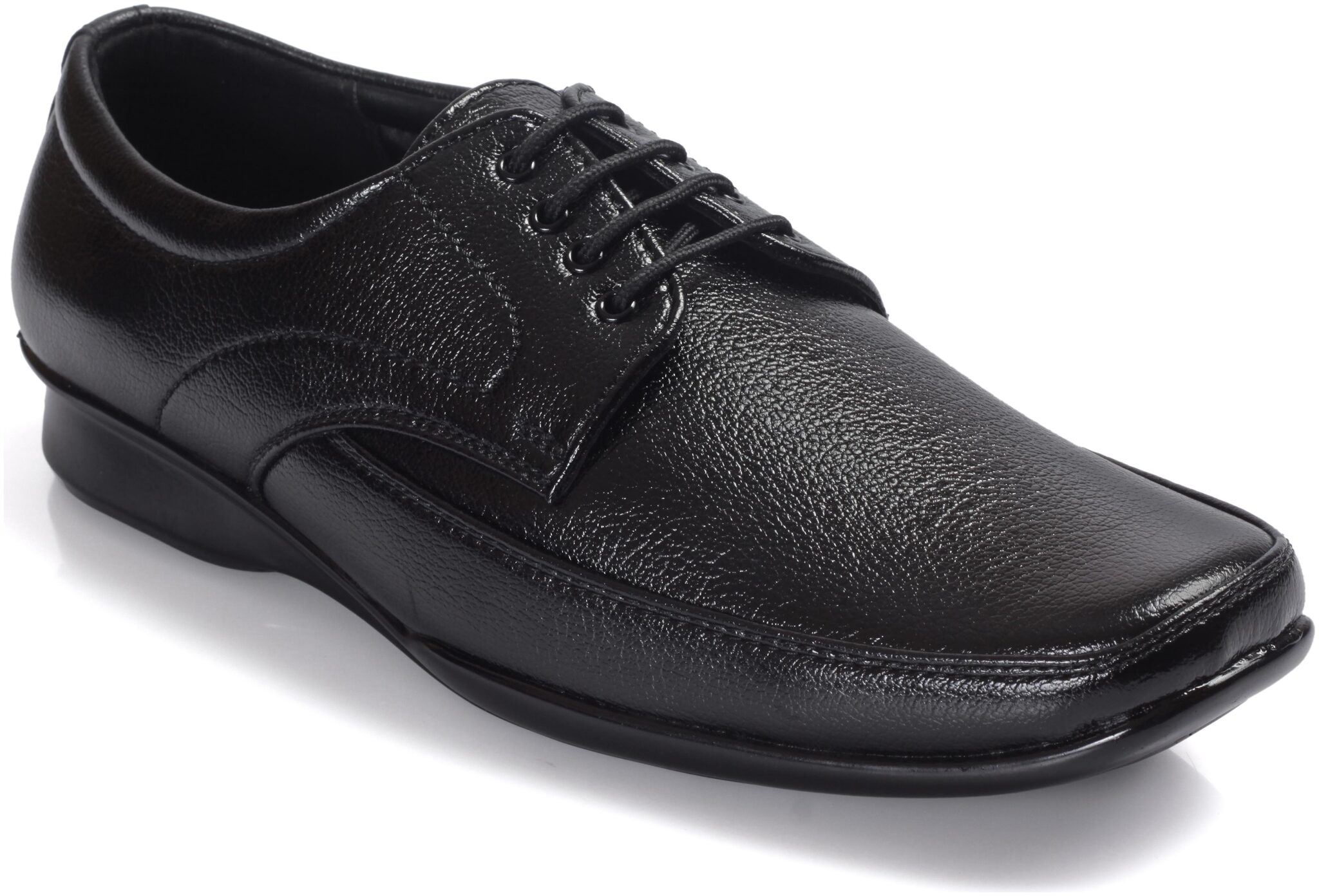 

Leoncino Men Black Derby Formal Shoes - 1601