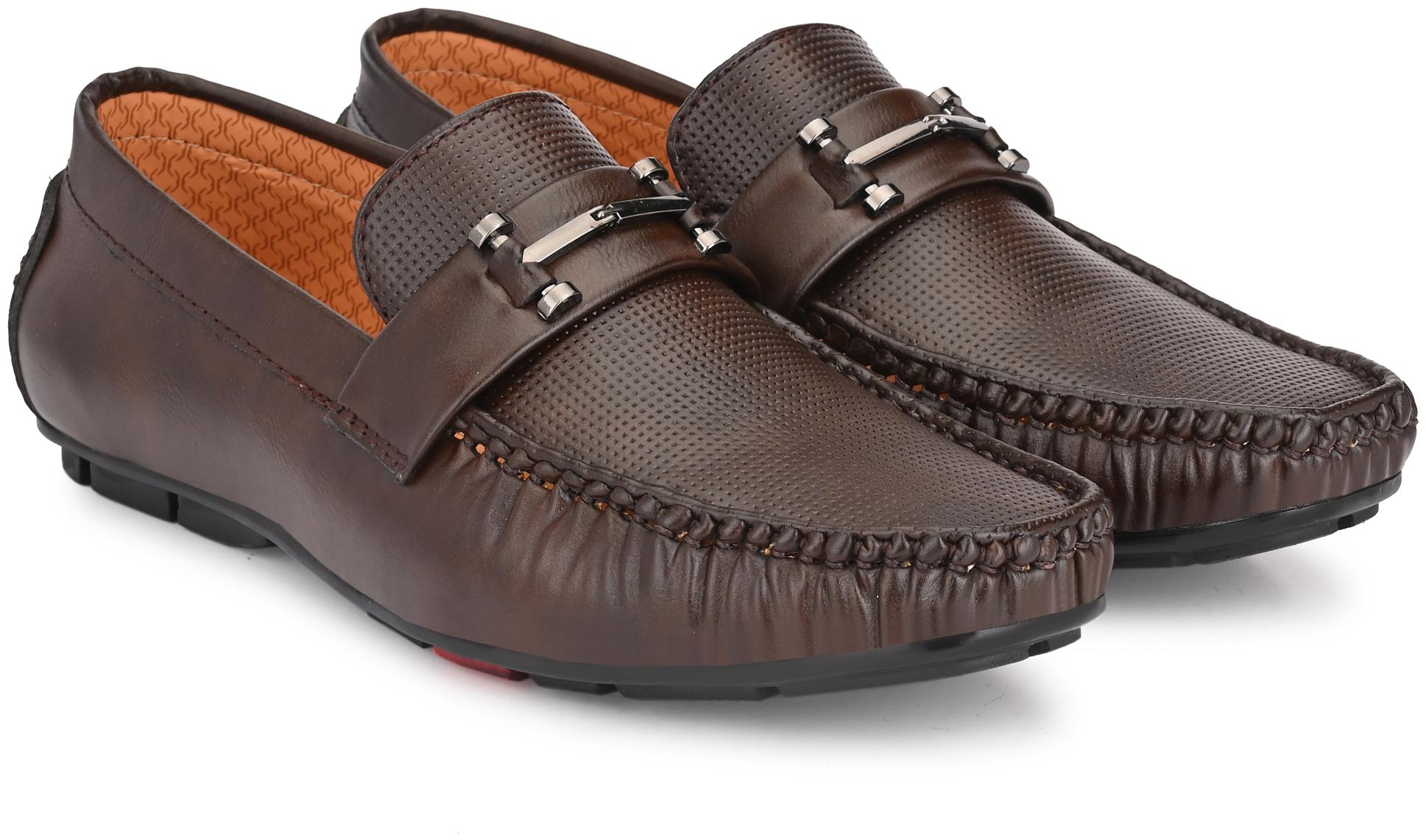

Leoncino Men Brown Loafers - 11