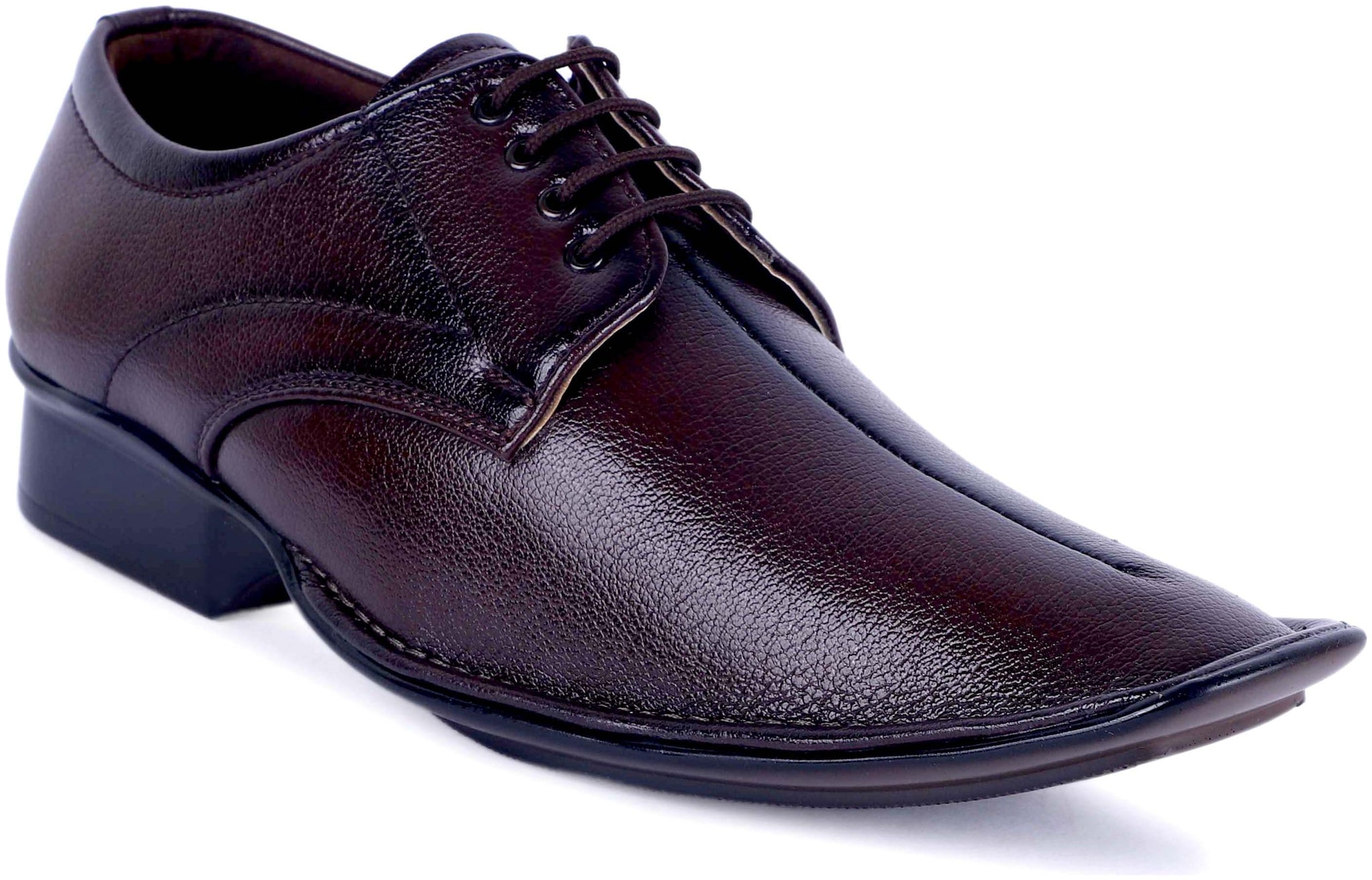 

Leoncino Men Brown Derby Formal Shoes - 10