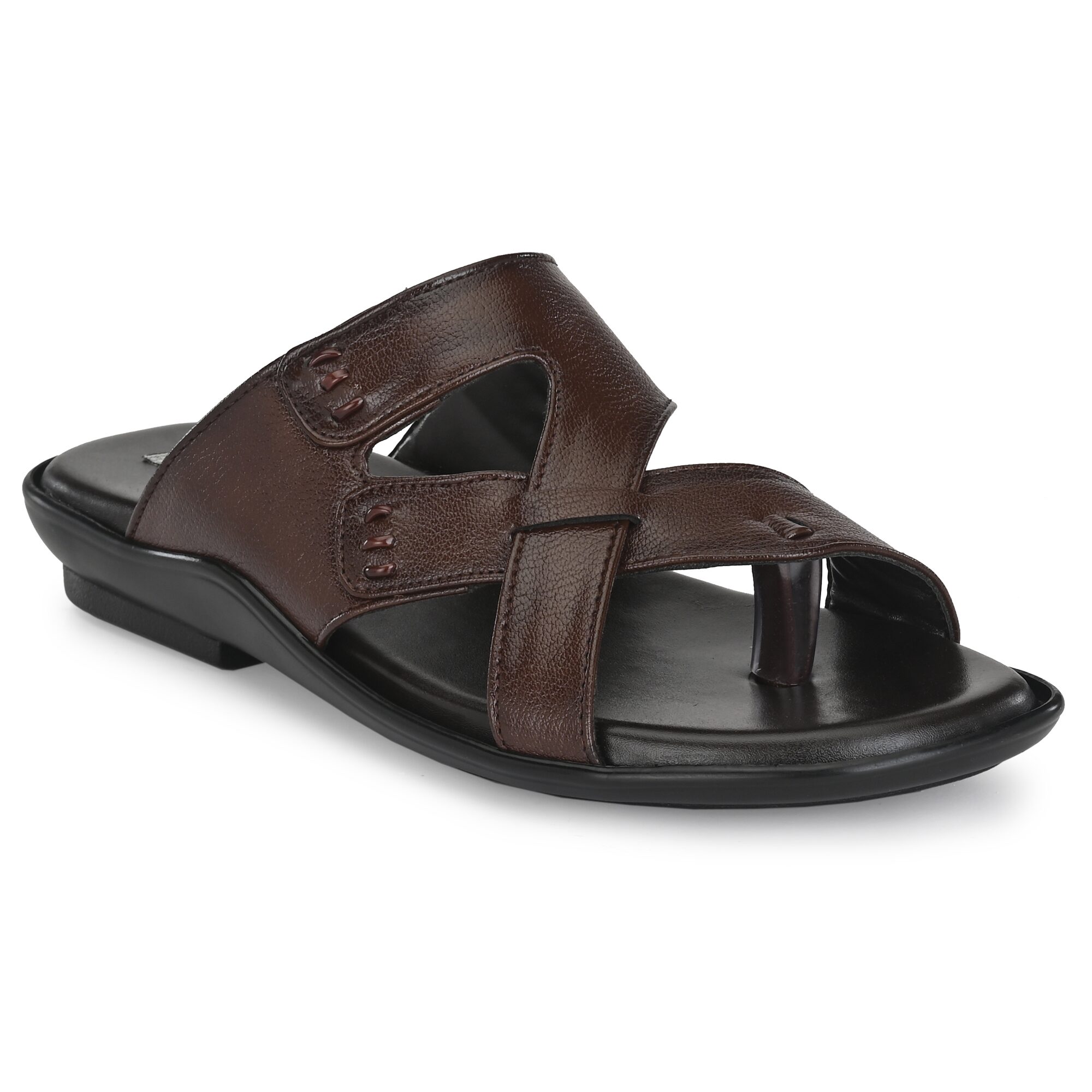 

Leoncino Men Brown Indoor Slippers - 1 Pair