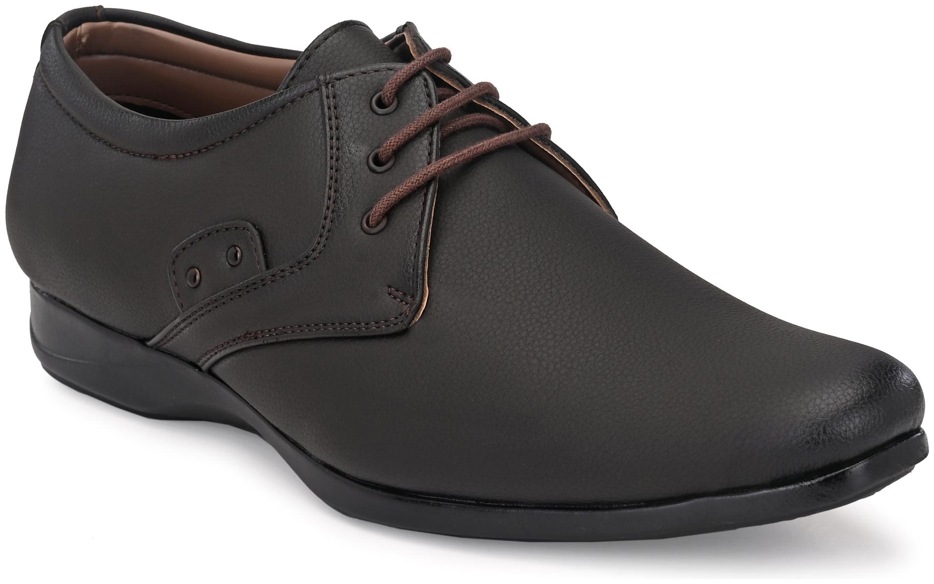 

Leoncino Men Brown Derby Formal Shoes - V-31