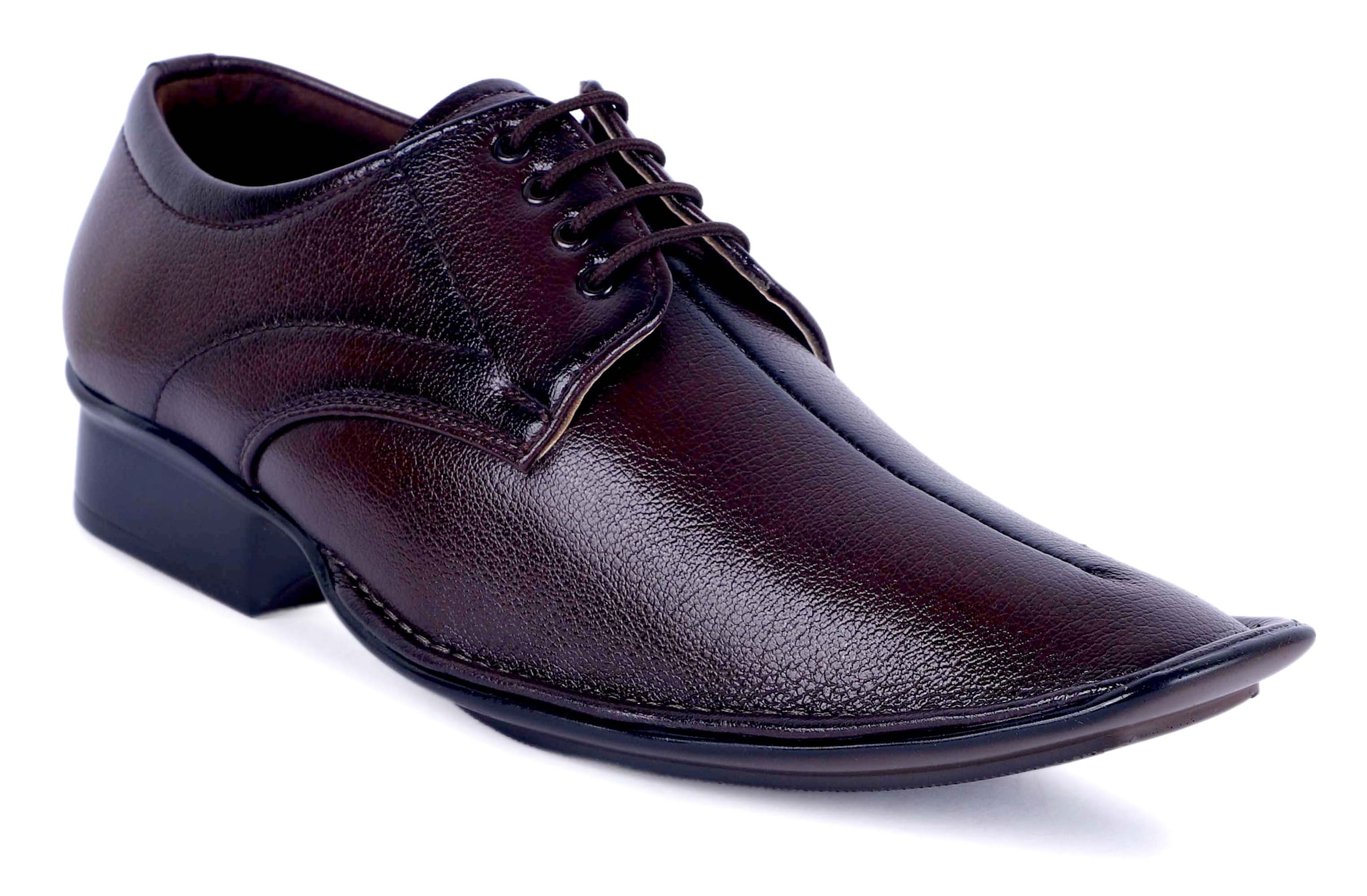 

Leoncino Men Brown Derby Formal Shoes - 10