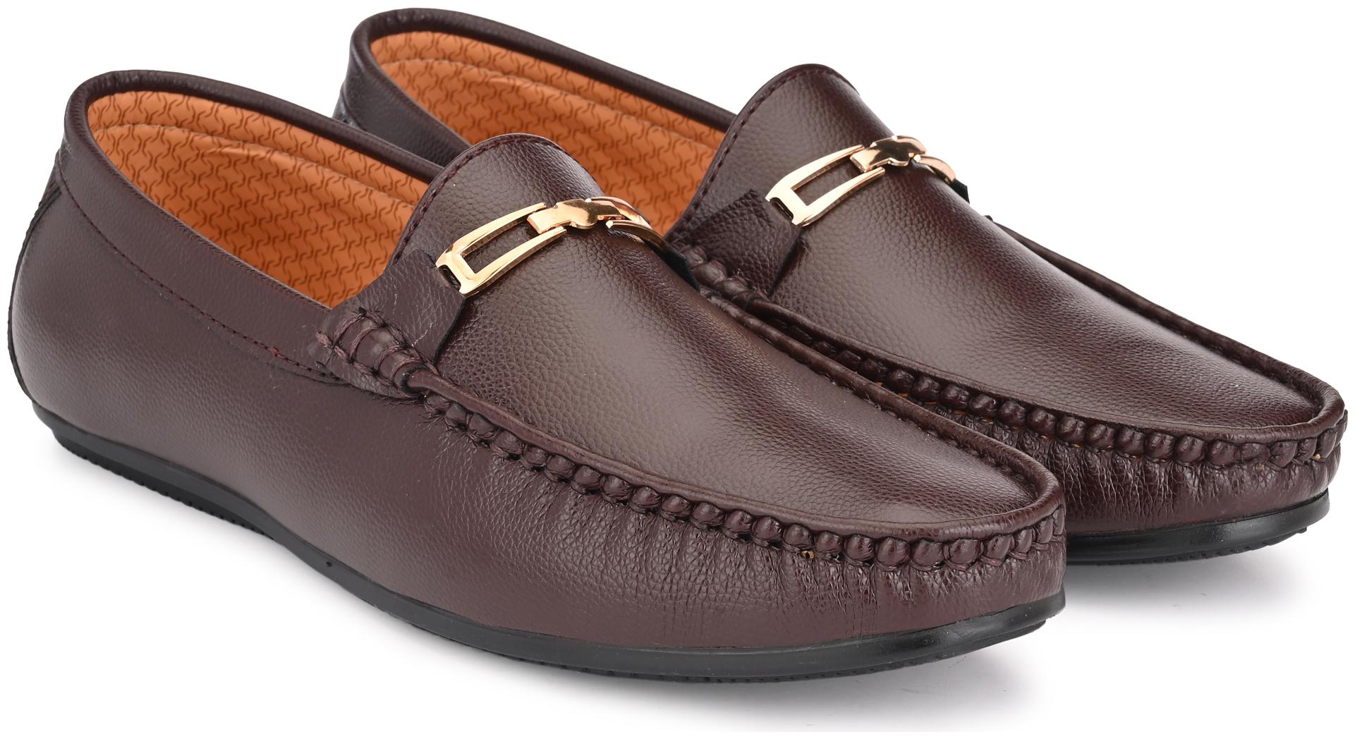 

Leoncino Men Brown Loafers - 10