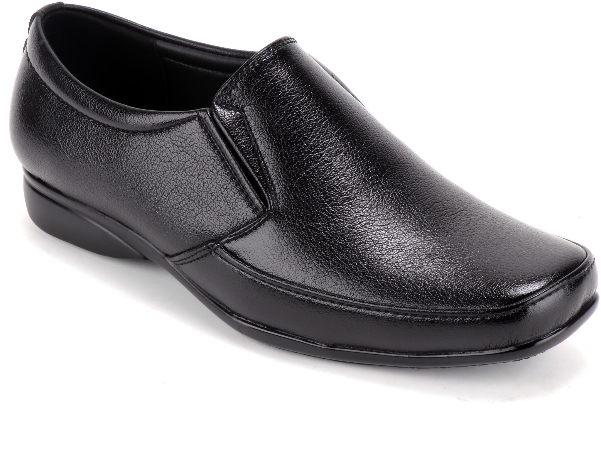 

Leoncino Men Black Slip-On Formal Shoes - 6000