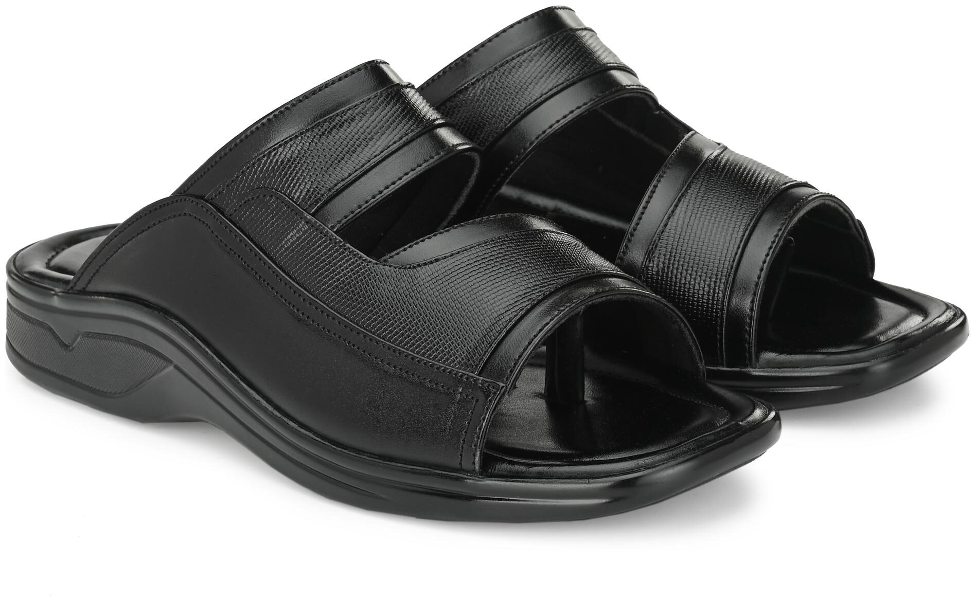 

Leoncino Men Black Floaters