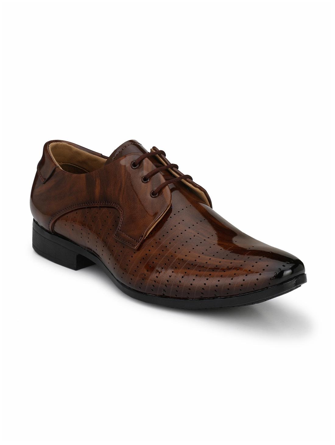 

Levanse Men Brown Derby Formal Shoes - ANVN07A