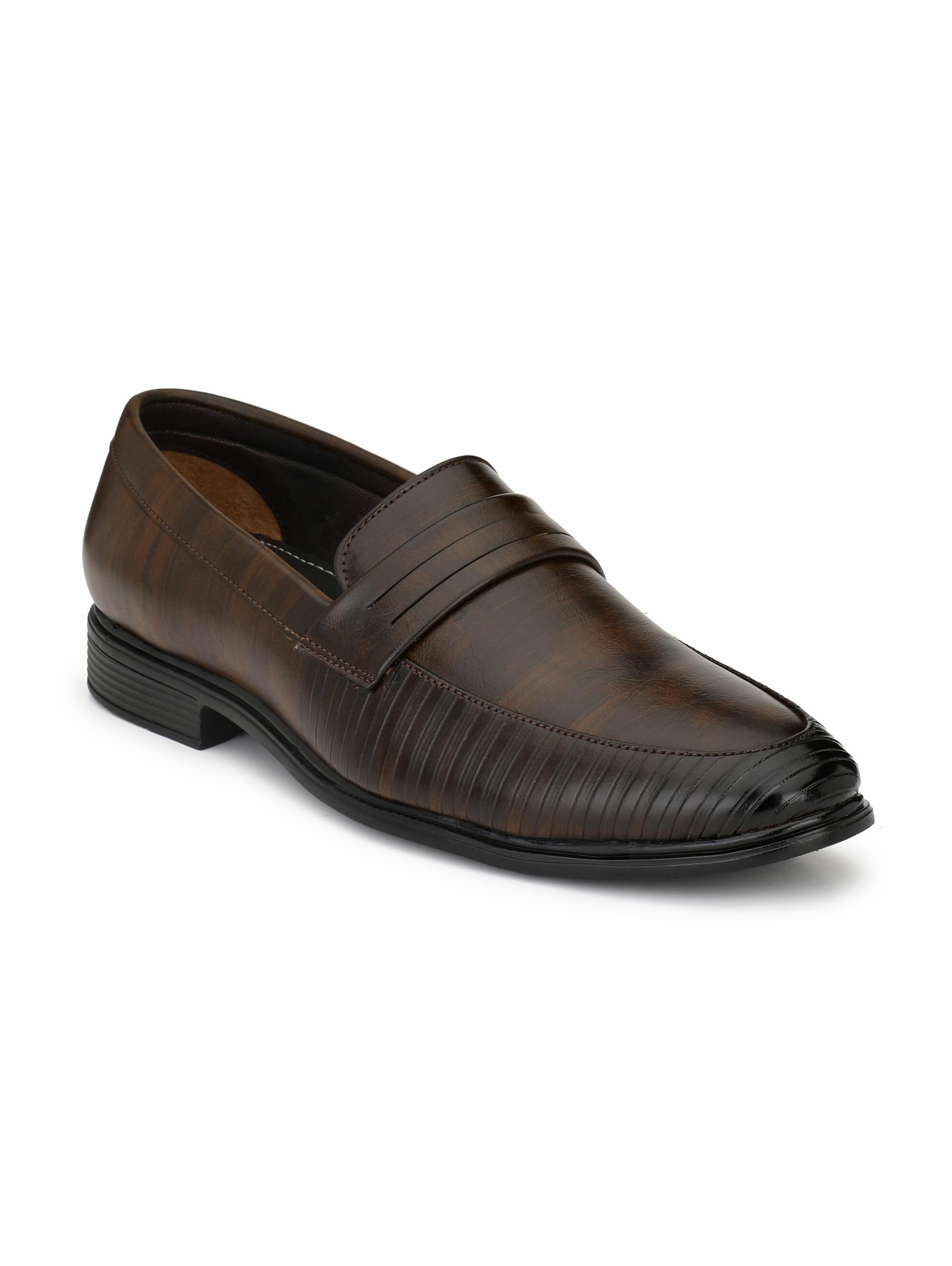 

Levanse Men Brown Slip-On Formal Shoes - FORMAL OFFICE SHOES - ASHN012A