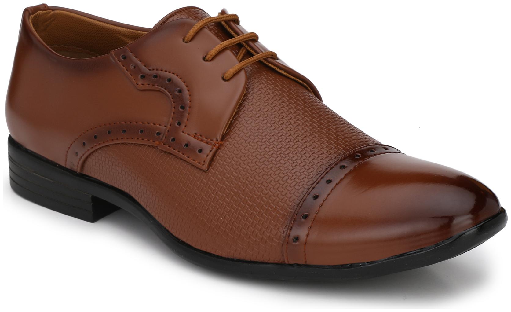 

Levanse Men Tan Derby Formal Shoes - ASHN028A