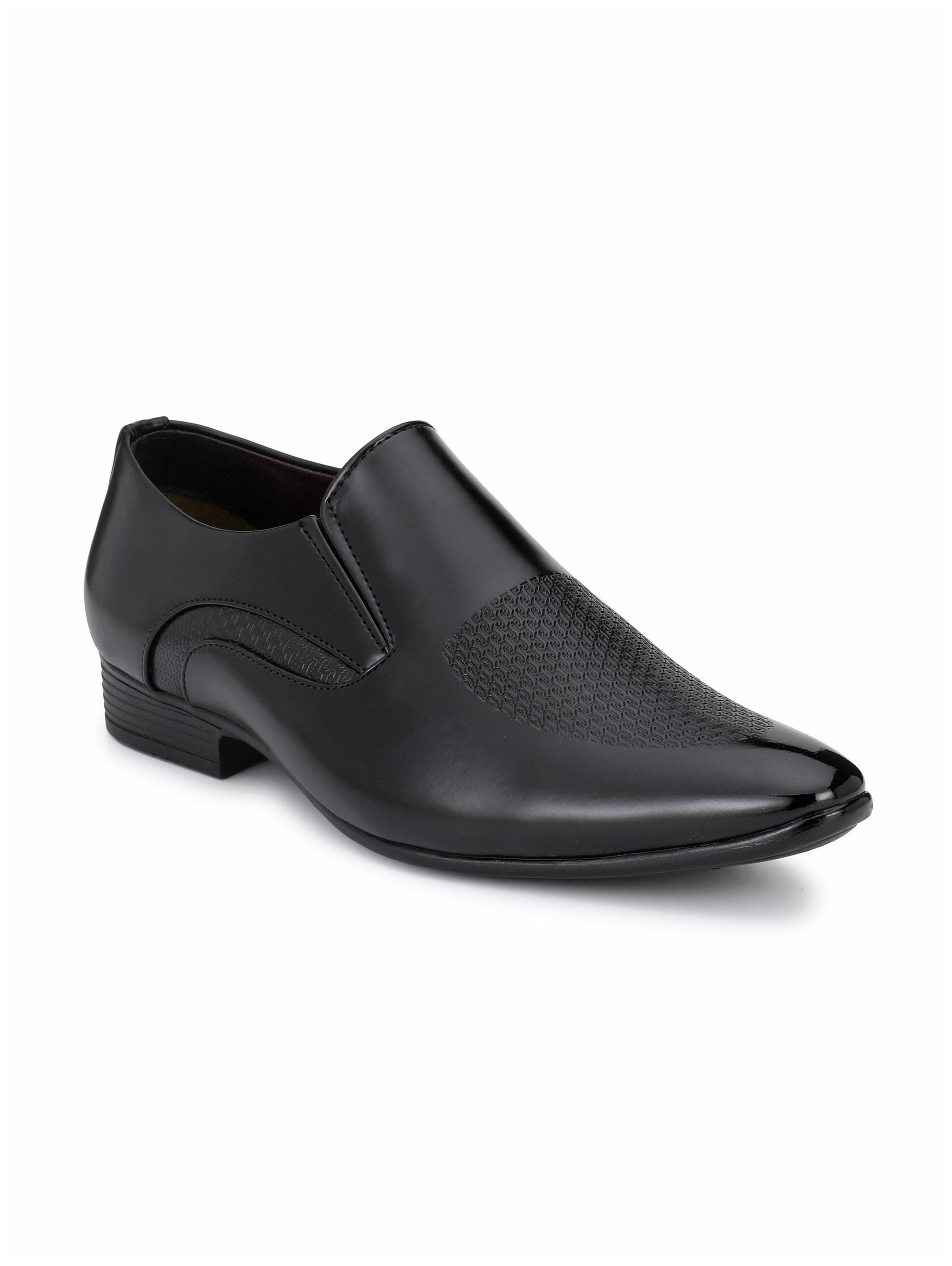 

Levanse Men Black Slip-On Formal Shoes - FORMAL OFFICE SHOES - ASHN02A