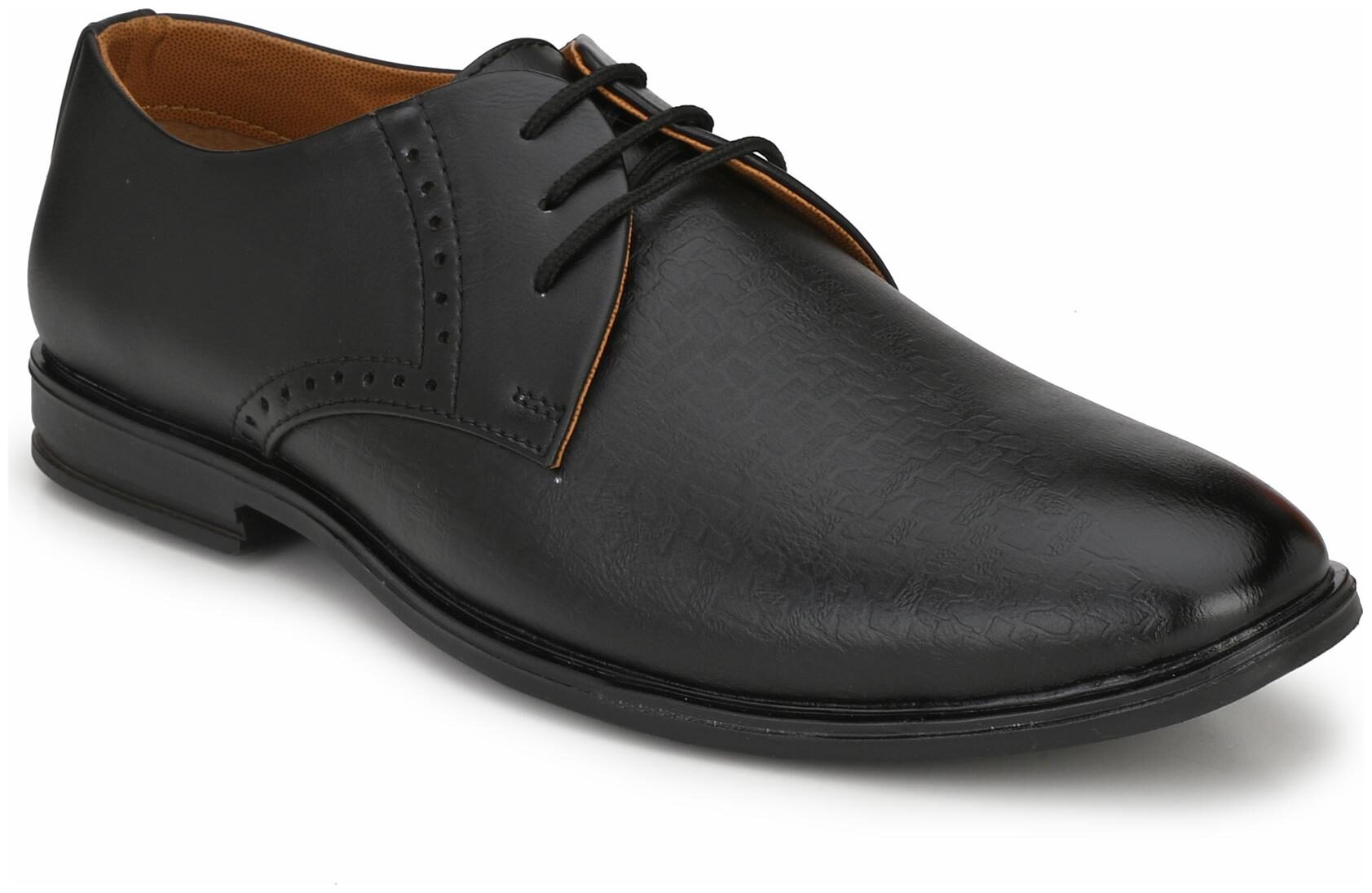 

Levanse Men Black Derby Formal Shoes - FORMAL OFFICE SHOES - ASHN030A