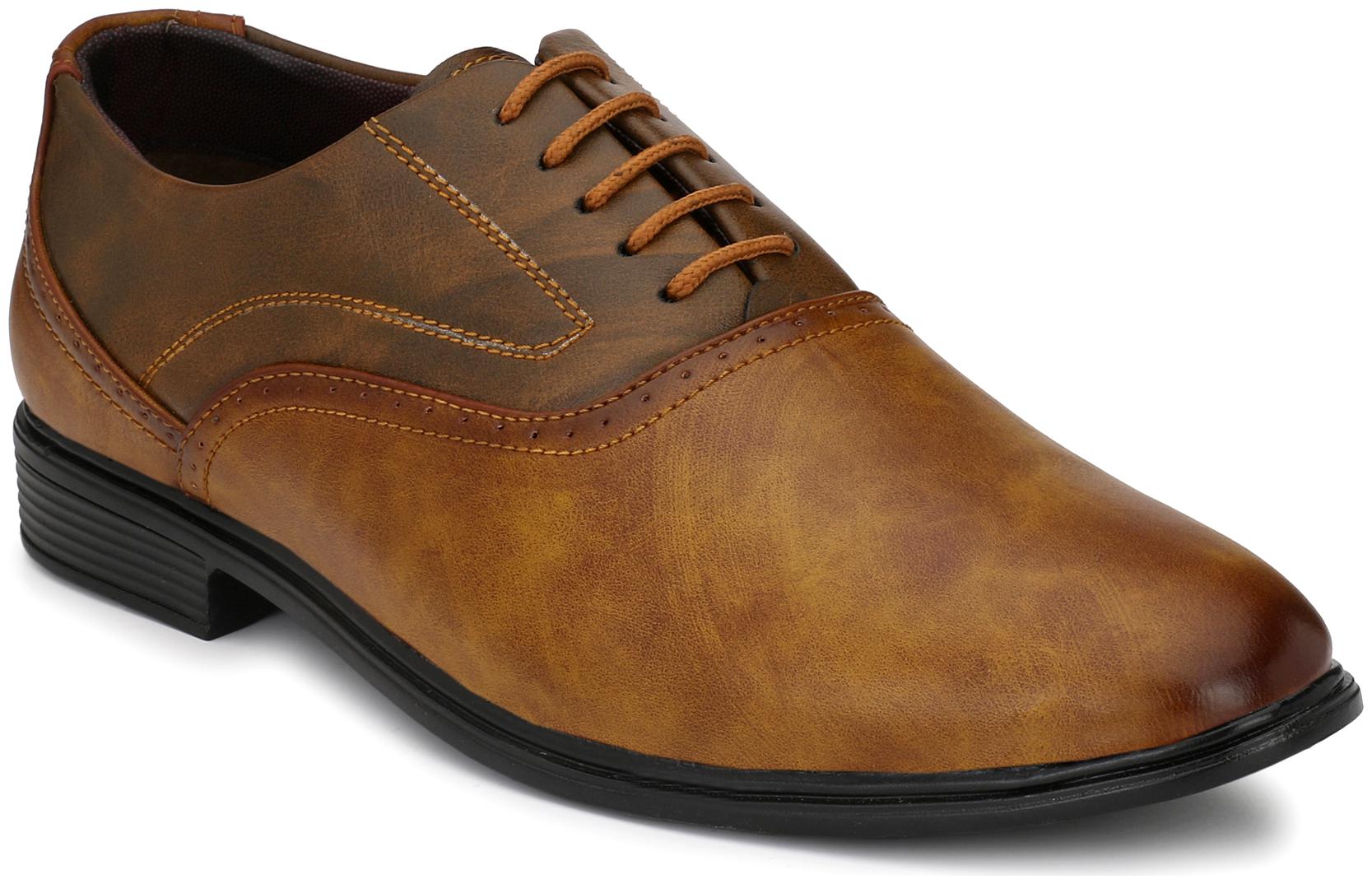 

Levanse Men Tan Derby Formal Shoes - FORMAL OFFICE SHOES - ASHN04A