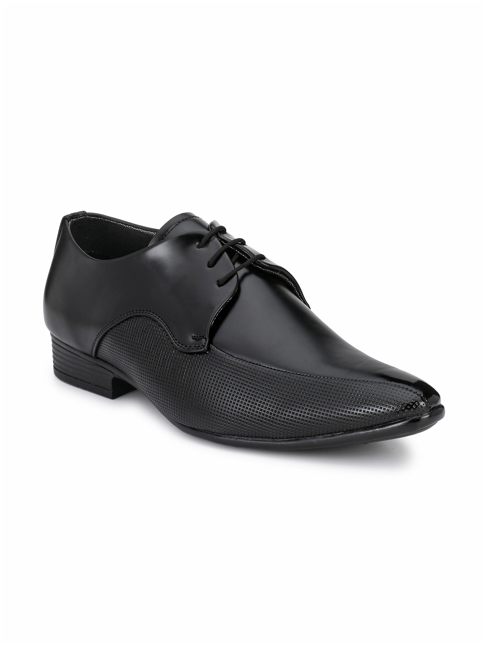 

Levanse Men Black Derby Formal Shoes - ASHN03A