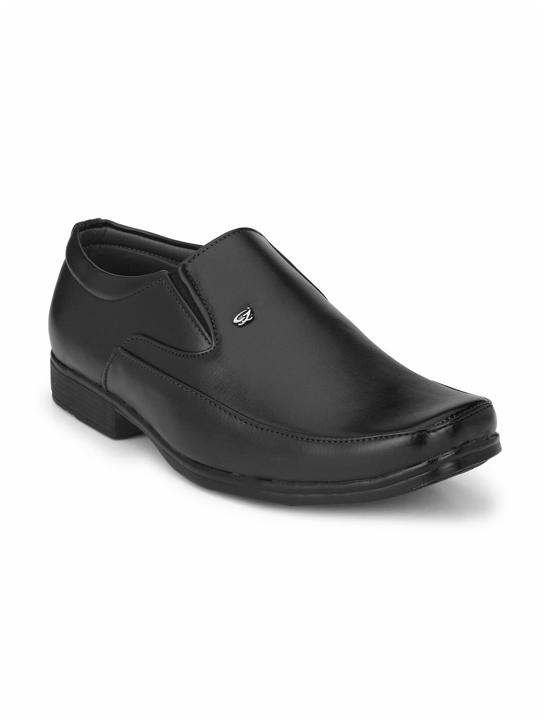 

Levanse Men Black Slip-On Formal Shoes - AMHS07A