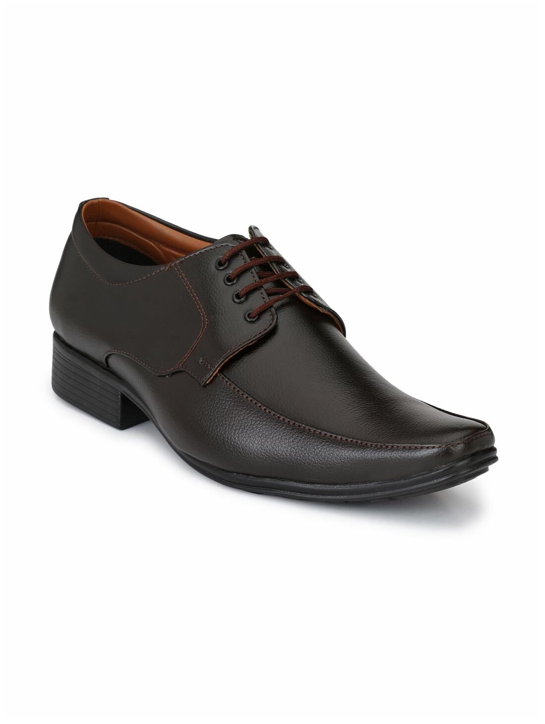 

Levanse Men Brown Derby Formal Shoes - AMHS015A