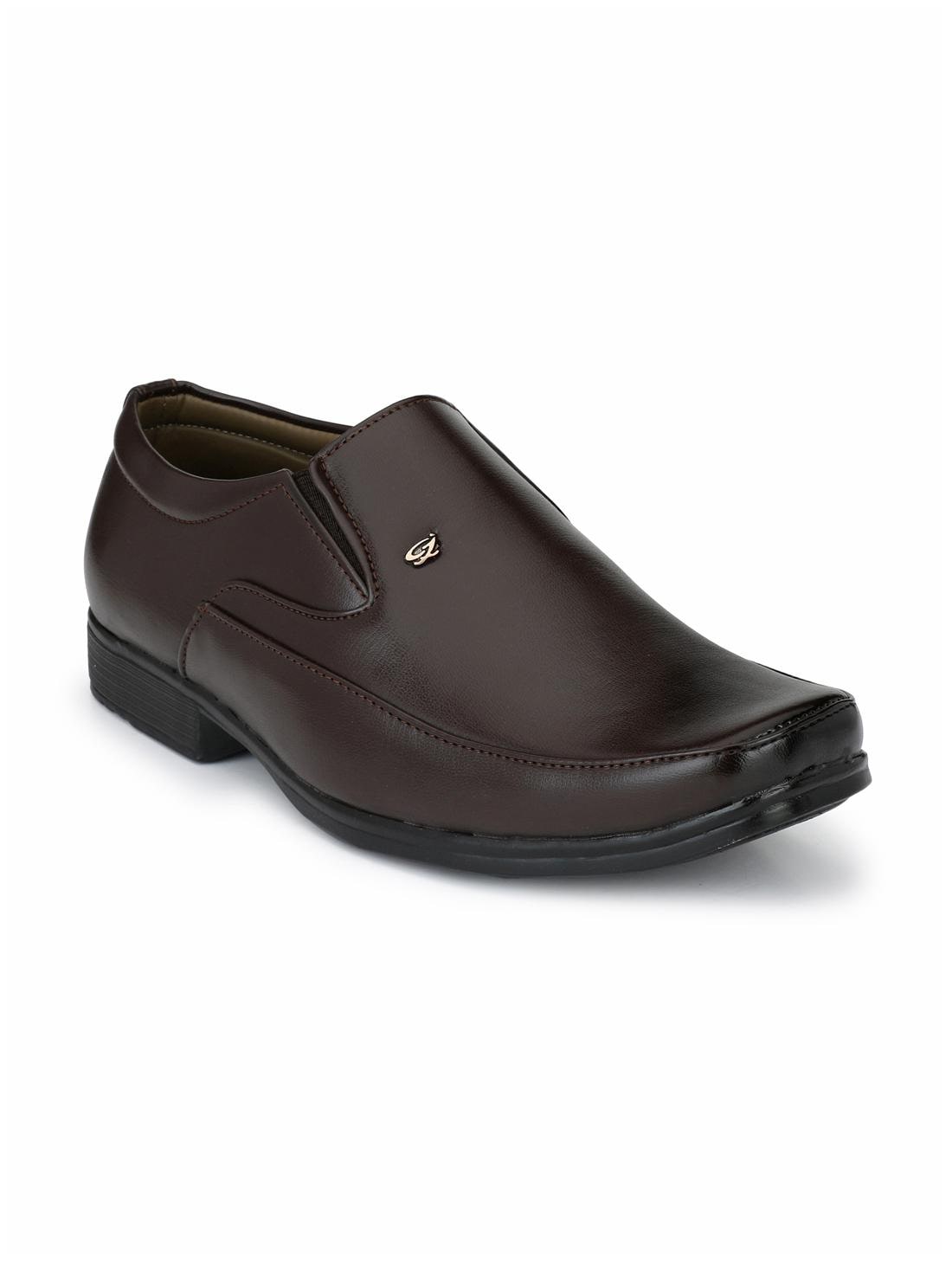 

Levanse Men Brown Slip-On Formal Shoes - AMHS08A