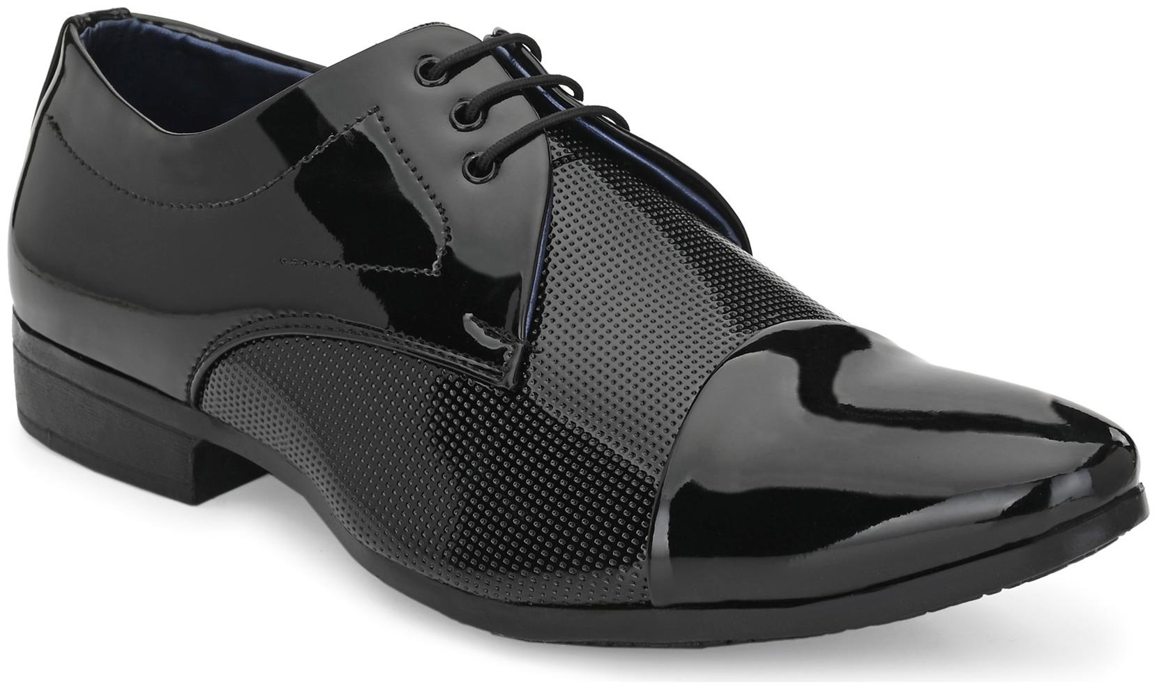 

Levanse Men Black Derby Formal Shoes - PATENT FORMAL SHOES - NVP060A