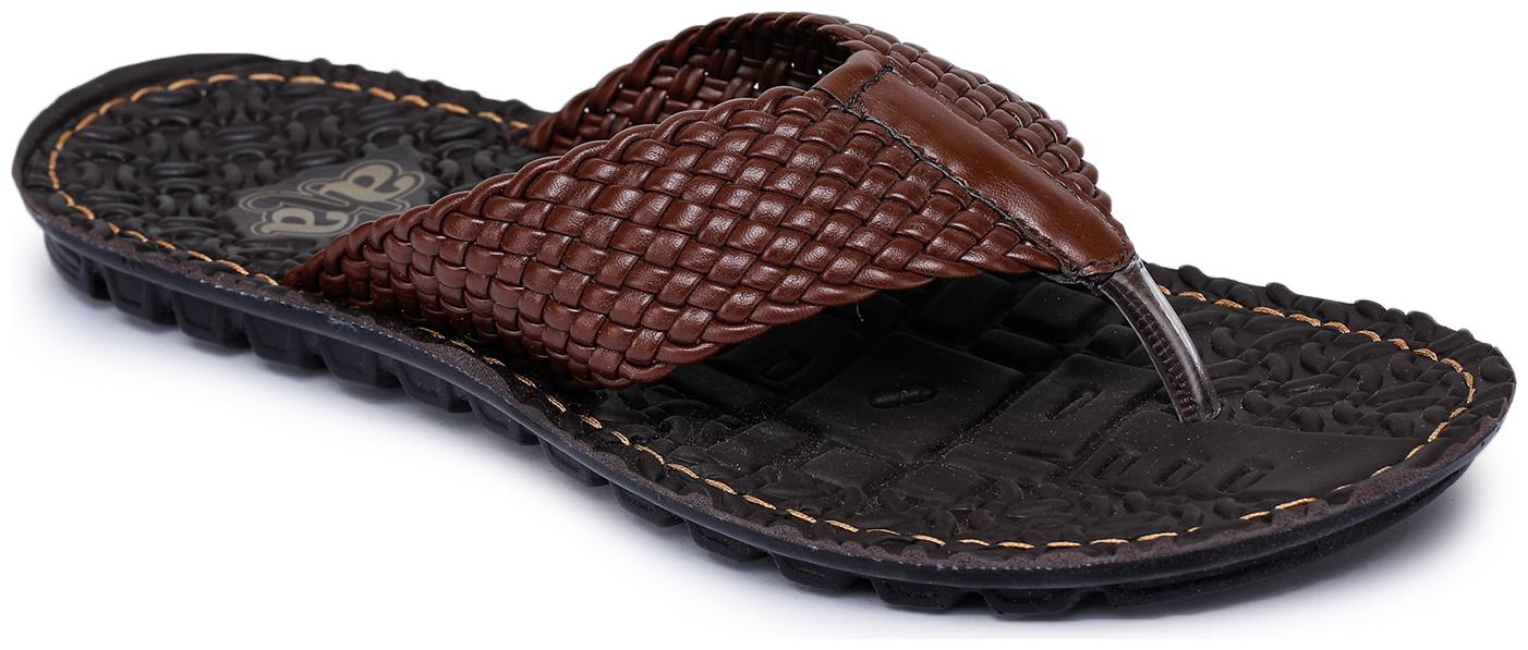 

Liberty Men Brown Indoor Slippers - 1 Pair