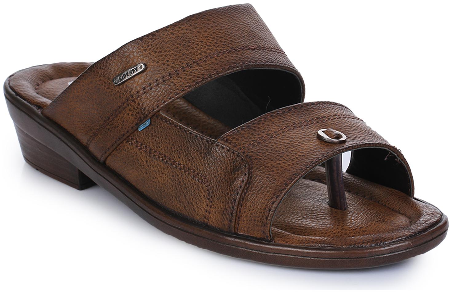 

Liberty Coolers Men Brown Outdoor Slippers - 7153-44n