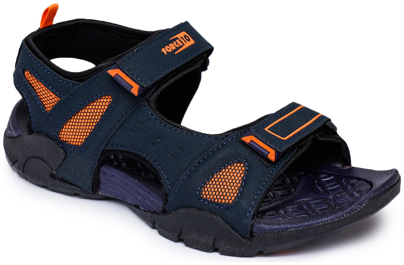 

Liberty Men Black Orange Sports Sandals