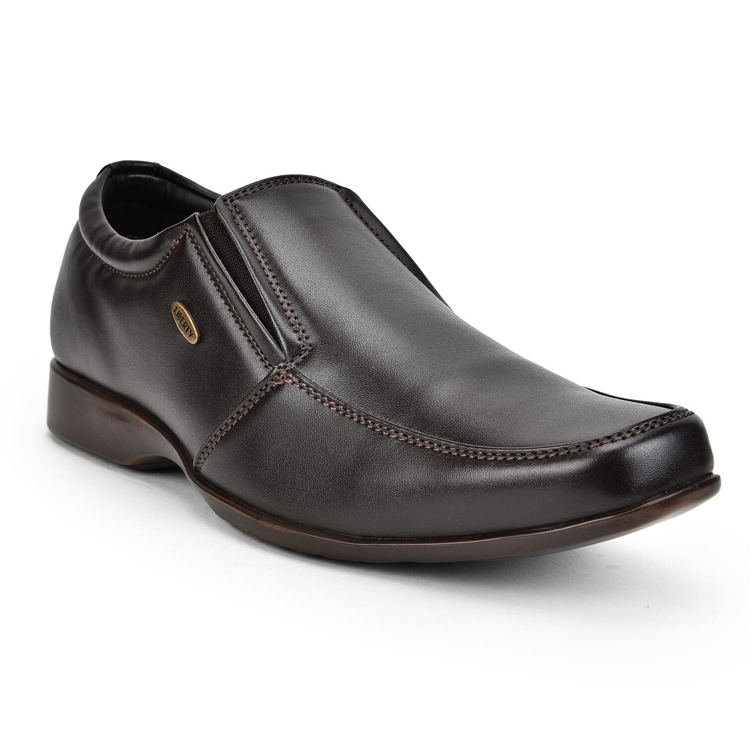 

Liberty Men Brown Slip-On Formal Shoes - LPM-20ME