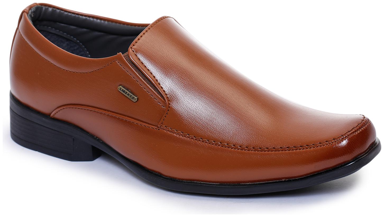 

Liberty Men Tan Slip-On Formal Shoes - SRGE-192 TAN