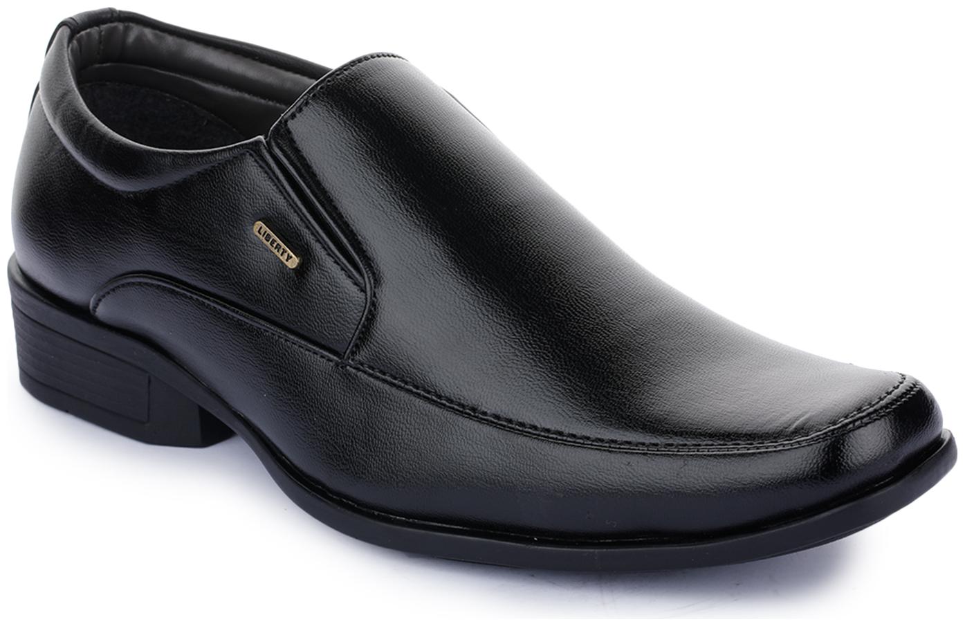 

Liberty Men Black Slip-On Formal Shoes - SRGE-192 BLACK