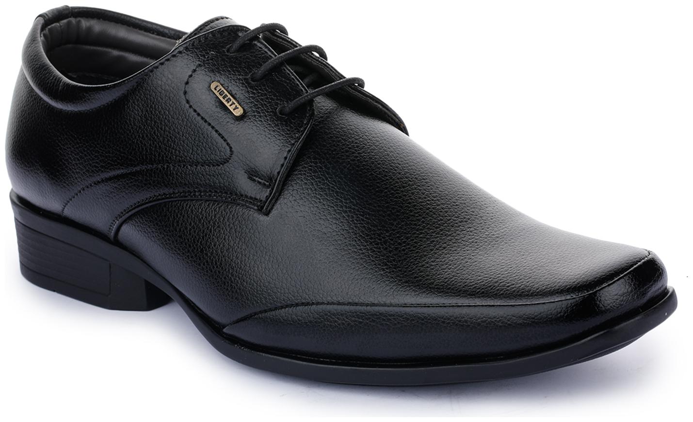 

Liberty Men Black Derby Formal Shoes - SRGE-191 BLACK