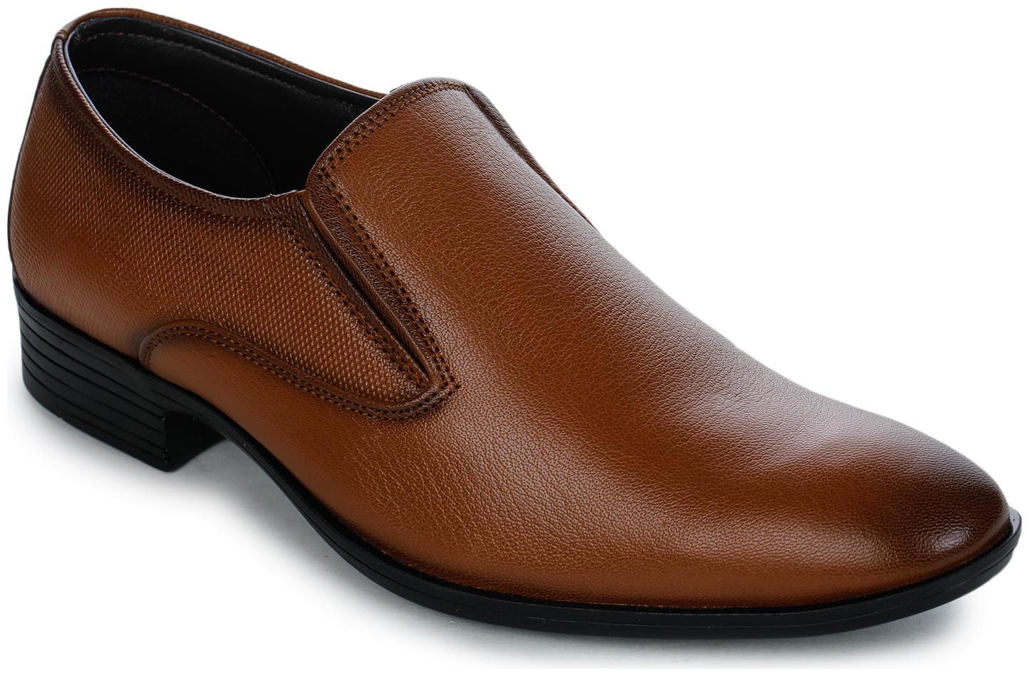

Liberty Men Tan Slip-On Formal Shoes - JPL-33 TAN