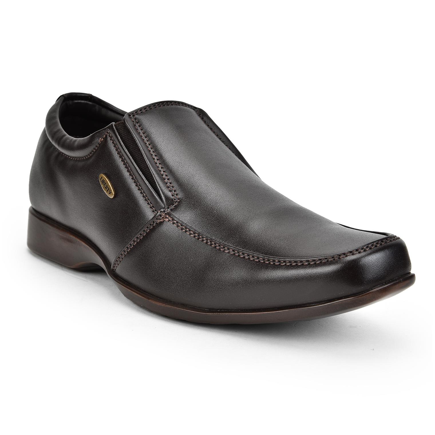 

Liberty Men Brown Slip-On Formal Shoes - LPM-20ME