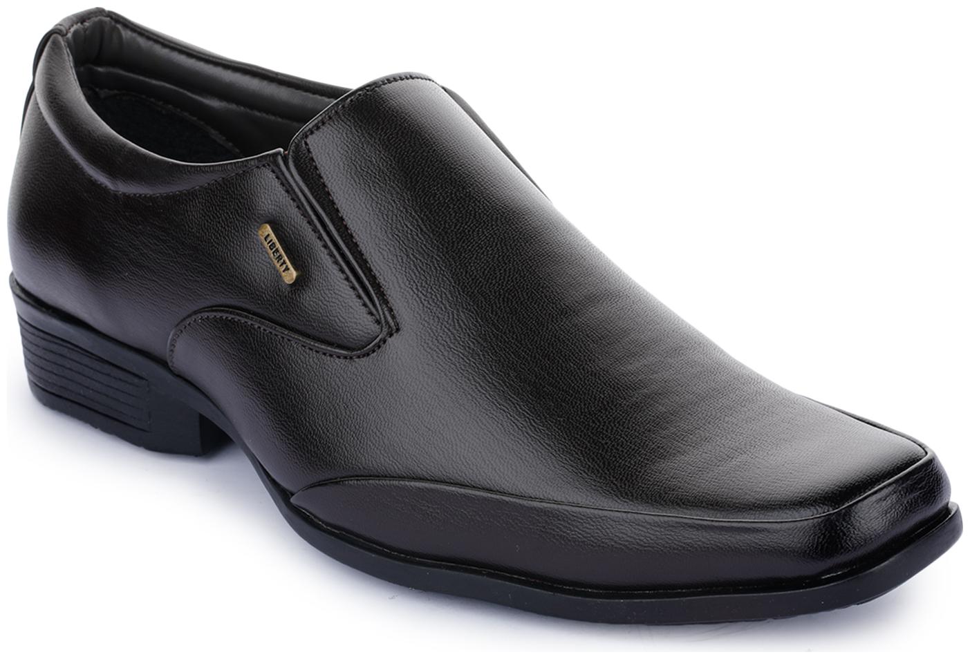 

Liberty Men Black Slip-On Formal Shoes - SRGE-190 BLACK
