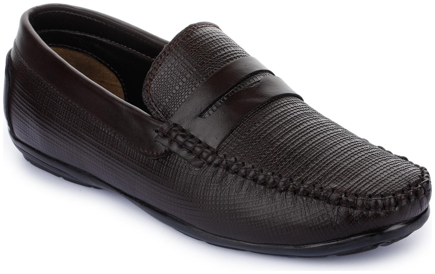 

Liberty Men Brown Loafers - RLE-101 BROWN