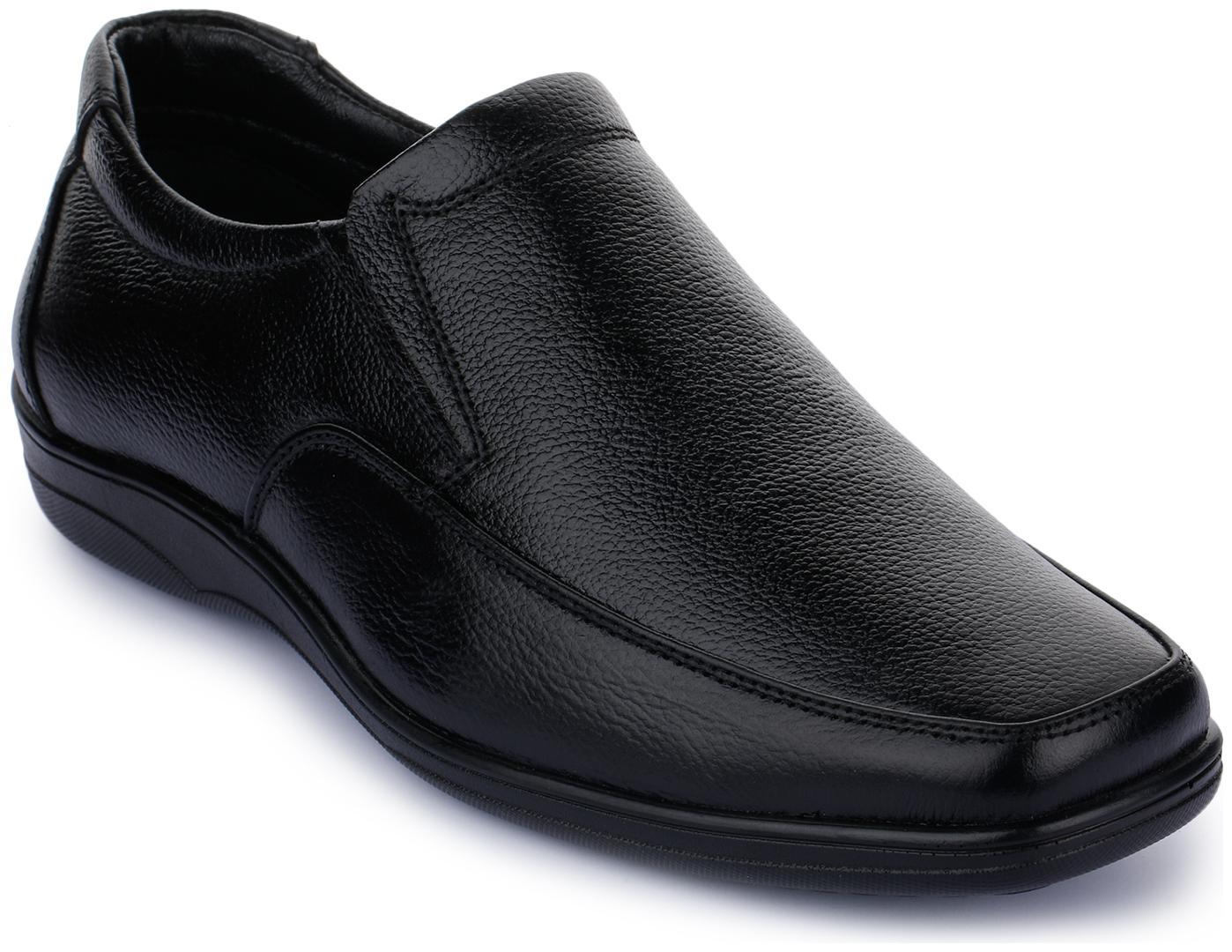 

Liberty Men Black Slip-On Formal Shoes - HLXE-8 BLACK