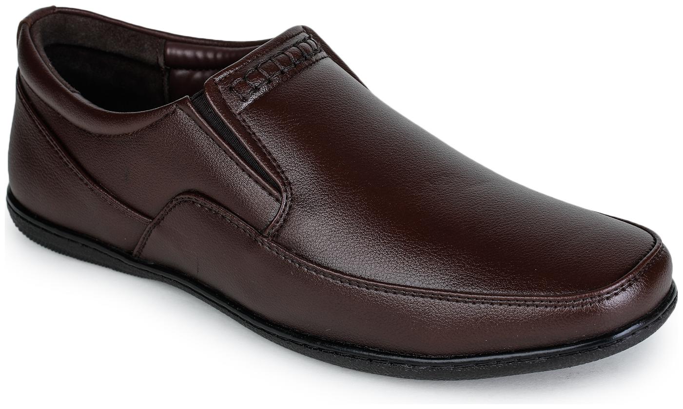 

Liberty Men Brown Slip-On Formal Shoes - ESY-60N BROWN