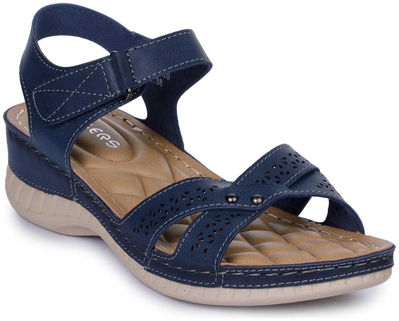 

Liberty Women Blue Open Toe Flats
