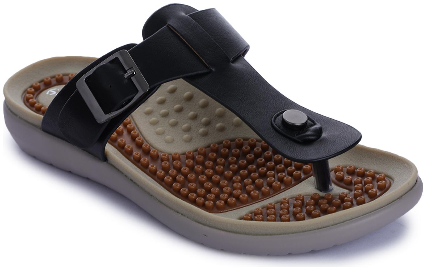

Liberty Healers Women Black Slippers