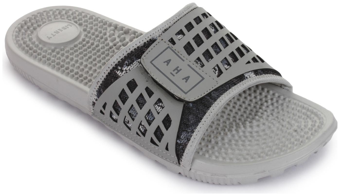 

Liberty Men Grey Sliders - 1 Pair
