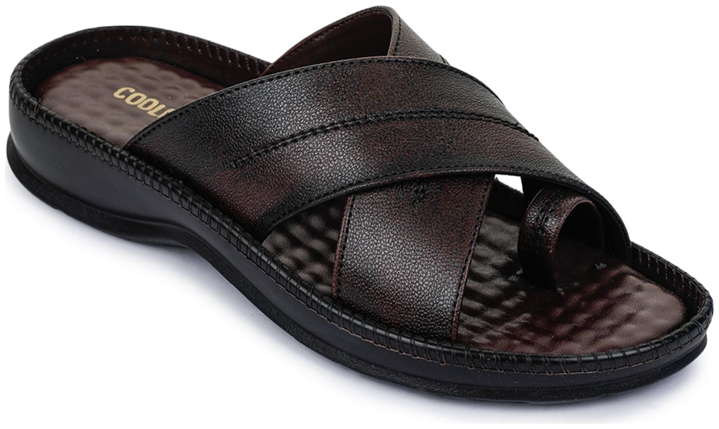 

Liberty PU Brown Outdoor Slippers For Men (Coolers)
